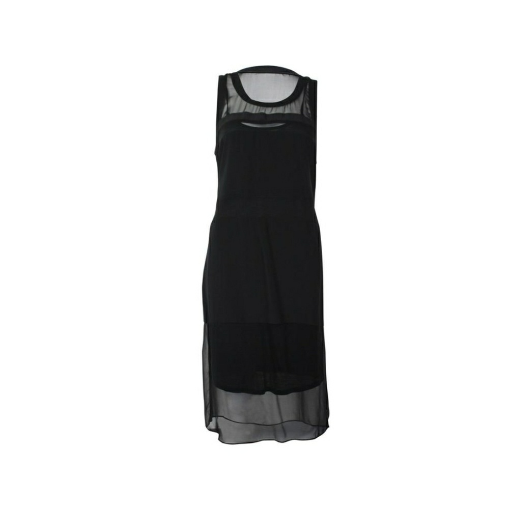 Chiffon striped dress.